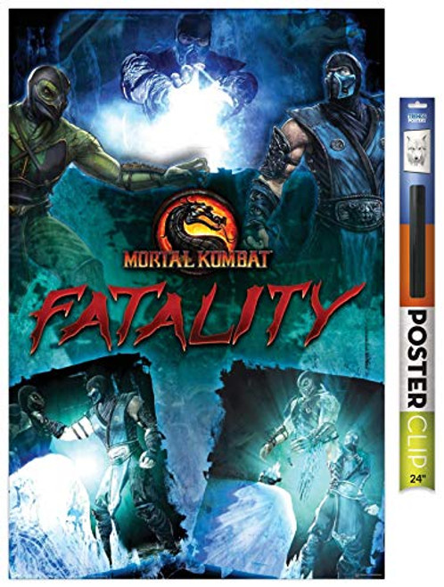 Trends International Mortal Kombat - Fatality Wall Poster, 22.375" x 34", Premium Poster and Clip Bundle Trends International Mortal Kombat - Fatality Wall Poster, 22.375" x 34", Premium Poster and Clip Bundle