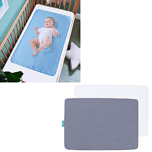 Pack and Play Sheet Fitted, Waterproof Sheet and Mattress Protector 24'' X 36''