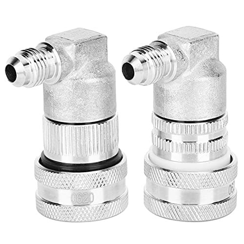 Keg Coupler Adapter, Beer Keg Adapter, Connector Dispenser Stainless Steel Adapter Quick Durable for Home Brewing Beer Kegging System Gas and Liquid Keg Coupler