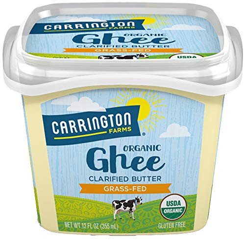 Certified Organic Grass Fed Ghee, 12oz, Compare Our Cost Per Ounce