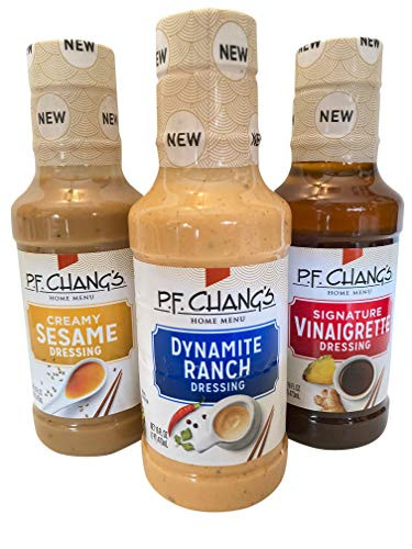 P. F. Chang's Home Menu Salad Dressing Bundle: Creamy Sesame, Dynamite Ranch, Signature Vinaigrette -- 16 ounces each