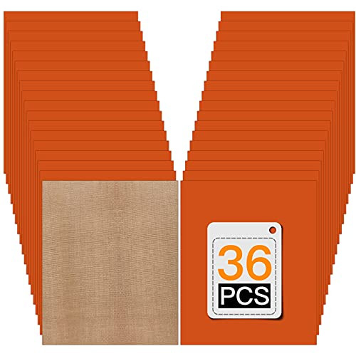 HTVRONT Orange HTV Heat Transfer Vinyl Bundle: 36 Pack 12" x 10" Orange Iron on Vinyl for T-Shirt, Orange Heat Transfer Vinyl for Cricut, Silhouette Cameo or Heat Press Machine