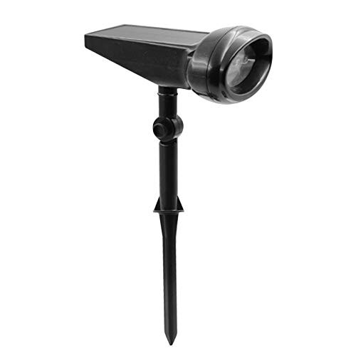 LED Solar Landscape Spotlights IP65 Waterproof Solar Garden Lights Outdoor Solar Powered Plug in Security Lights Auto On  and  Off for Yard Patio Decor