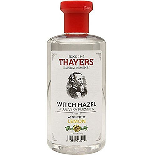 Thayers Witch Hazel Astringent with Aloe Vera Formula, Lemon, 12 Fluid Ounce -Pack of 2-