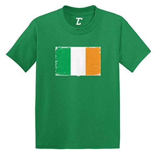 Distressed Ireland Flag - Irish Pride Infant/Toddler Cotton Jersey T-Shirt -Kelly, 3T- Distressed Ireland Flag - Irish Pride Infant/Toddler Cotton Jersey T-Shirt -Kelly, 3T-