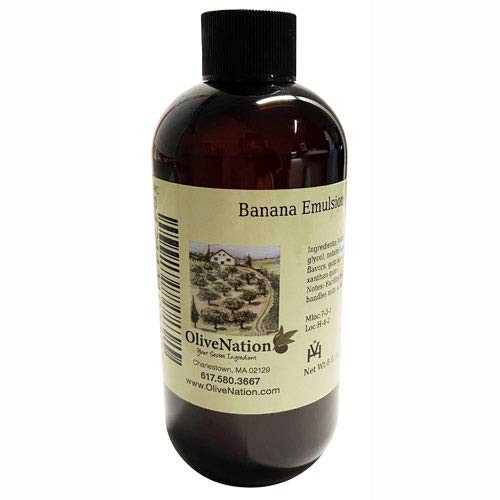 OliveNation Banana Emulsion for Baking, Water Soluble, Non-GMO, Gluten Free, Vegan - 16 ounces