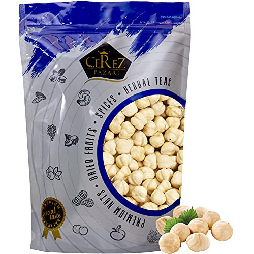 Cerez Pazari Turkish Hazelnuts Roasted in Resealable Bag 2 LB, Healthy Keto Paleo Diet Snacks, Unsalted, Natural Dry Roasted, Gluten Free, Vegan, Non-GMO, Blanched, No Shell, Premium Quality, Crunchy Taste Cerez Pazari Turkish Hazelnuts Roasted in Resealable Bag 2 LB, Healthy Keto Paleo Diet Snacks, Unsalted, Natural Dry Roasted, Gluten Free, Vegan, Non-GMO, Blanched, No Shell, Premium Quality, Crunchy Taste
