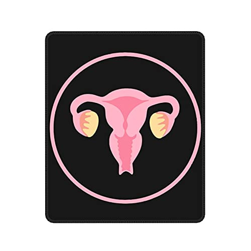 Uterus Pink Mouse Pad Laptop Mouse Pad for Computers Laptop,Game Players, Office, Study
