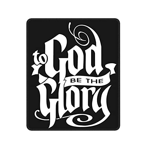 to God Be The Glory Mouse Pad Home Decor Mouse Pad for Computers Laptop,Game Players, Office, Study
