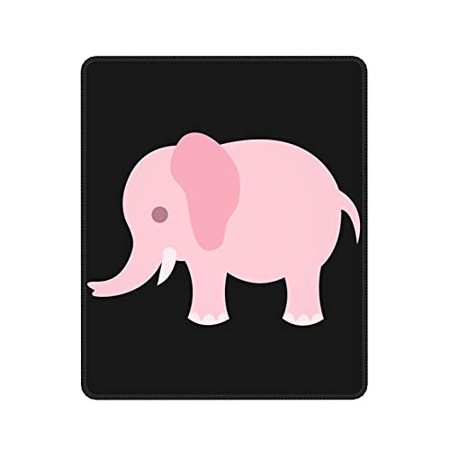 Pretty Pink Elephant Mouse Pad Portable Mousepad for Computers Laptop,Game Players, Office, Study