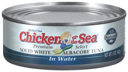 Chicken of the Sea Solid Albacore Tuna in Water, 5 Ounce -Pack of 6-