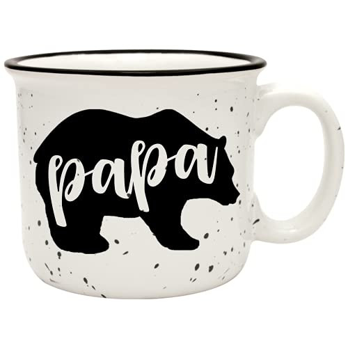 Papa Bear Coffee Mug for Dad, Father, Grandpa, Husband - Unique Fun Gifts for Men, Father's Day, Christmas -White- Papa Bear Coffee Mug for Dad, Father, Grandpa, Husband - Unique Fun Gifts for Men, Father's Day, Christmas -White-
