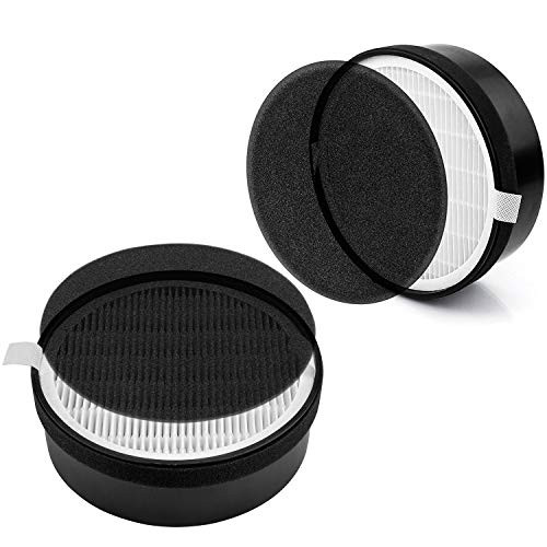 LV-H132 Replacement Filter Compatible with LEVOIT LV-H132 Air Purifier Replace LV-H132-RF, H13 True HEPA and Activated Carbon Filters Set -2 Pack-