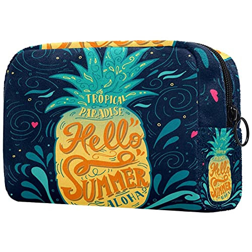 Women Makeup Bag,Cosmetic Storage Bag aloha hello summer for Travel,Cosmetics Organizer Women Makeup Bag,Cosmetic Storage Bag aloha hello summer for Travel,Cosmetics Organizer