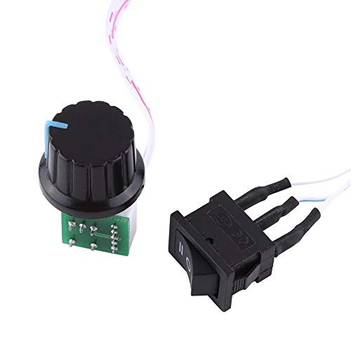 Stable Speed Regulator, Motor Speed Controller, Dc Speed Controller, 40A 10V-50V for Fan Heater for Fans Vent Blower