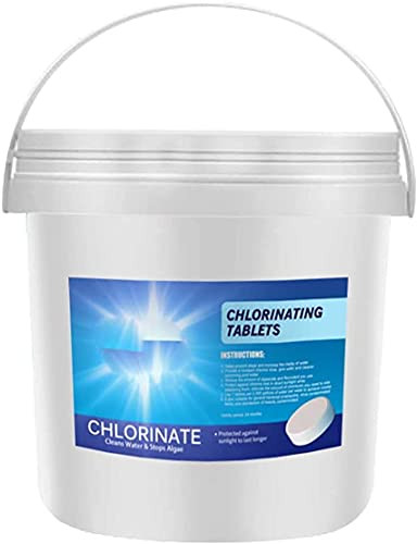 Chlorine Pool Tablets, Chlorinating Tablets Swimming Pool, 300Pcs Chlorine Swimming Pool Tablet Tablets Chlorine, Chlorine Pool Tablets for Hot Tub  and  Pools Over -300Pcs Tablets-