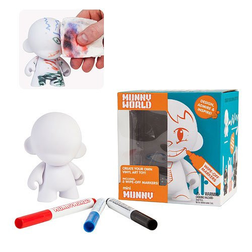 Kidrobot MUNNY World 4" Mini MUNNY With 3 Reusable Markers