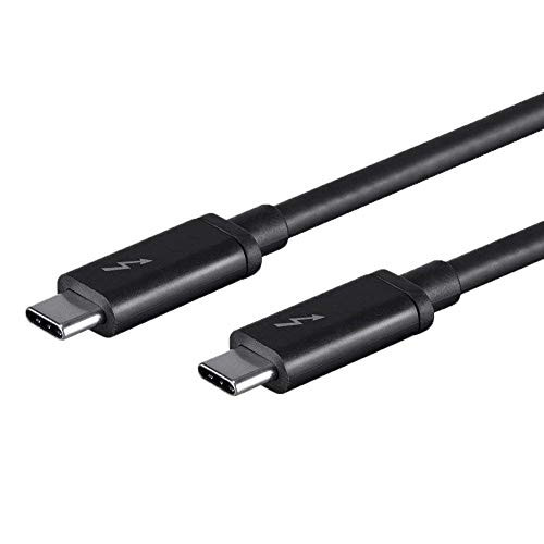 USB4 Cable Compatible with Thunderbolt 3 Cable 20Gbps, 60W, TB3 to TB3 Male to Male Cord, for Thunderbolt 3 -USB C- Hub, Adapter, Devices, 20V/3A 2.0M -6.5ft-