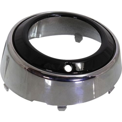 Make Auto Parts Manufacturing - PASSENGER SIDE FRONT FOG LIGHT BEZEL; CHROME RING WITH GLOSSY BLACK; - MI1039110