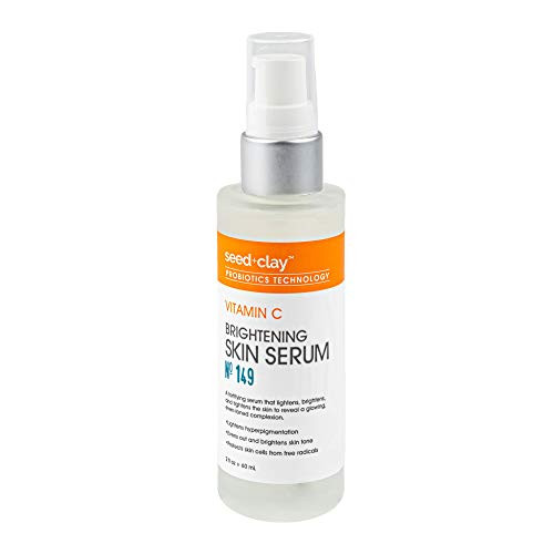 Seed  plus Clay PROBIOTICS TECHNOLOGY Vitamin C Facial Serum for Healthy Skin - 2 fl oz