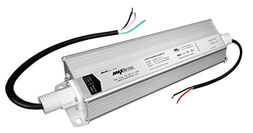 60W LED POWER SUPPLY, 12V DC Output, 100-277V AC Input, IP67 Waterproof, UL/cUL Certified, CE, RoHS, Class 2