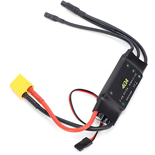 Aoutecen Electronic Speed Controller Multiple Protection 40A ESC Stable RC Drone ESC Powerful for Remote Control Drone