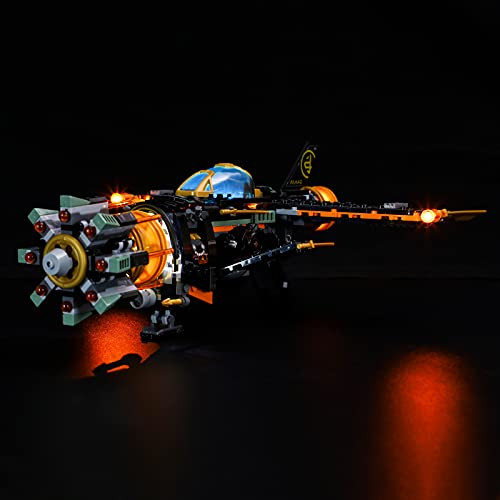 BRIKSMAX Led Lighting Kit for NINJAGO Legacy Boulder Blaster - Compatible with Lego 71736 Building Blocks Model- Not Include The Lego Set
