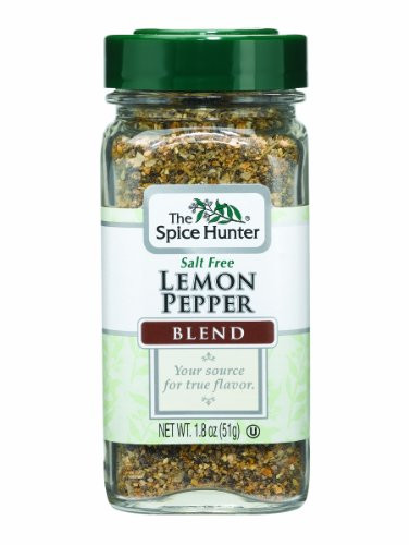 The Spice Hunter Pepper, Lemon Blend, Salt Free, 1.8-Ounce Jars -Pack of 6-