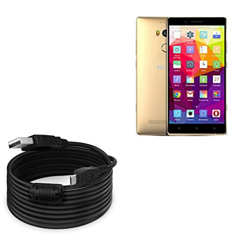 BLU Pure XL Cable, BoxWave [DirectSync -15 ft- Cable- Extra Long Charge and Sync Cable for BLU Pure XL - Black