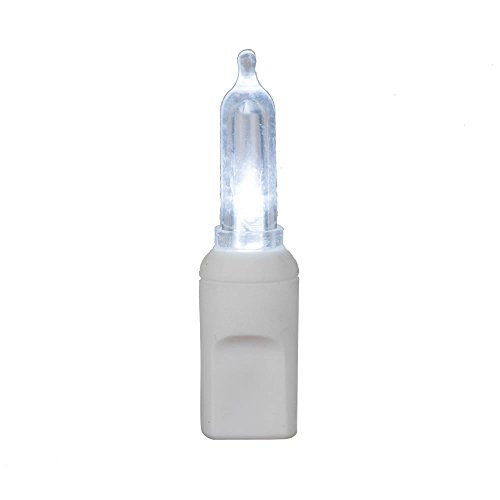 Vickerman X4W7105PBG 100LT LED Set Italian EC Set String Lights with White Wire, 4" x 34', Cool White