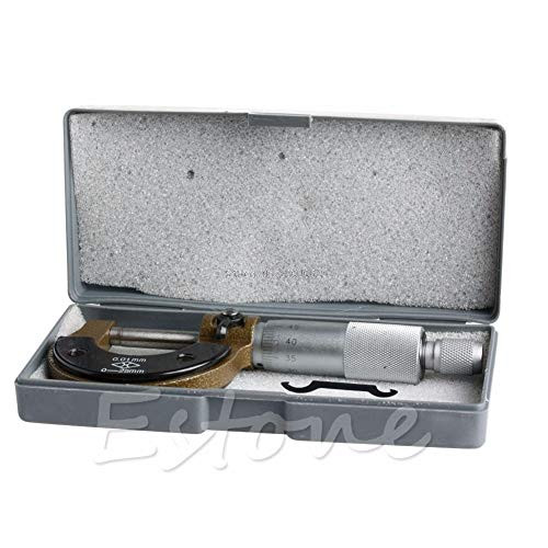 Outside External Metric Gauge Micrometer Machinist Measuring 0-25mm -B119