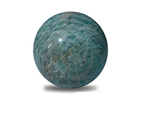 Unique Touch Healing Reiki Energized Natural Gemstone Amazonite Ball Sphere