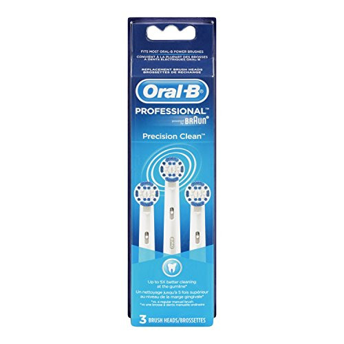 Oral B Precision Clean Electric Toothbrush Replacement Brush Heads - 3 ct -Pack of 2-