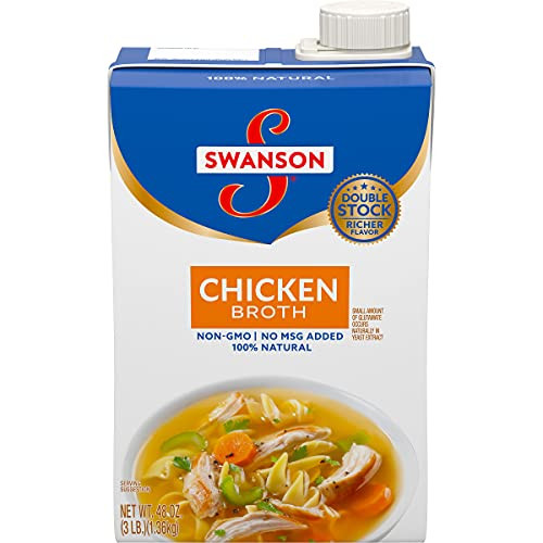 Swanson Chicken Broth, 48 Ounce Resealable Carton