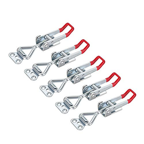 uxcell 5 Pcs Hand Tool Latch Action Toggle Clamp Quick Release Clamp 330 lbs/150kg Holding Capacity