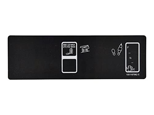 JLG OEM Part, 1001167962, Decal, Platform Display