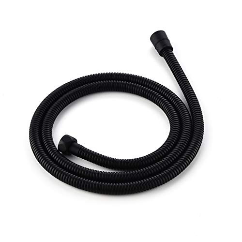 Plumbing Hoses, Shower Hose 1.5m Plumbing Hose, Bath Products Bathroom Accessories SUS304 Shower Tubing Hoses,Black