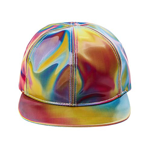 FangjunxianST Future Baseball Cap Marty Rainbow Cosplay Snapback Hat -Multicoloured-