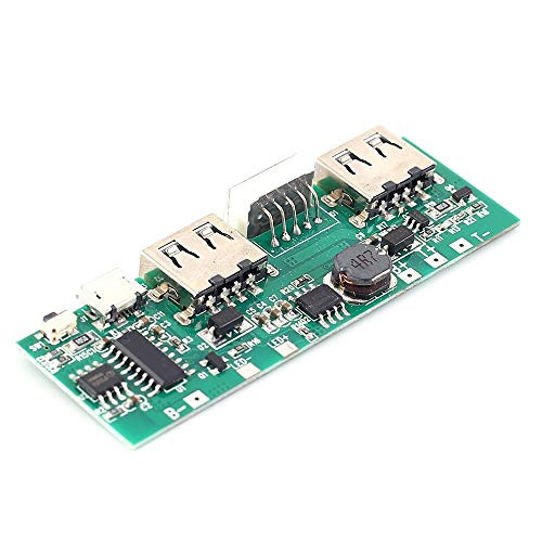 JXMY Stabilizer Power Supply Module Solar Charging Circuit Board Power Boost Module Charger Step UP Module 3.7V to 5V 2.1A Mobile Display Power Supply Adjustable Module