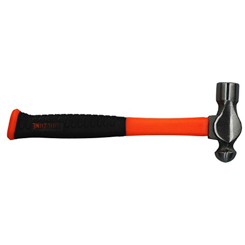 16oz Ball Pein Pin Hammer With TPR Rubberised Fibreglass -70 percent- Handles