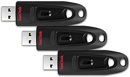 SanDisk 32GB Ultra 130MB/s USB 3.0 Flash Drive - SDCZ48-032G -3 Pack-