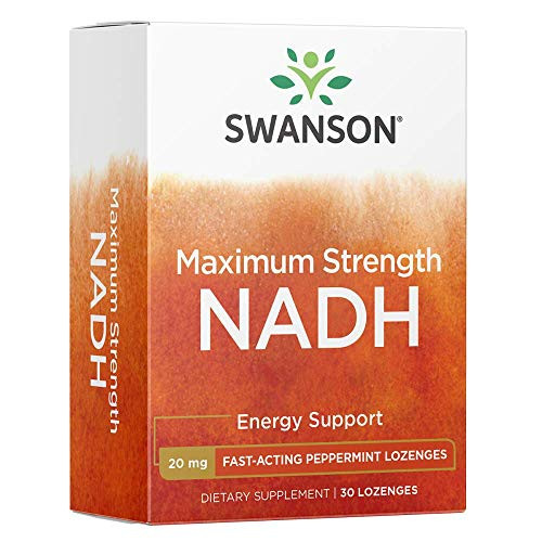 Swanson Maximum Strength Nadh Fast-Acting 20 Milligrams 30 Tabs