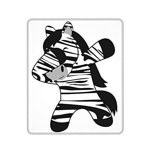 Dabbing Zebra Mouse Pad Portable Mouse Mat for Computers Laptop,Game Players, Office, Study