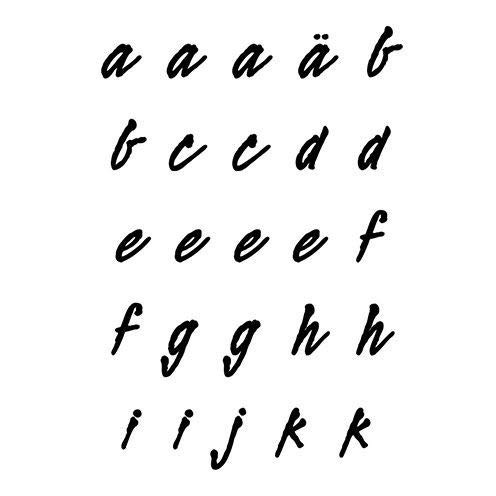 Efco Alphabet Small Letters A-K 2 Stamp with 25 Parts, 11 x 8 x 2 cm