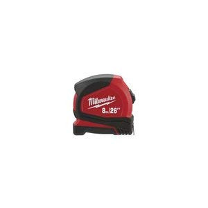 MILWAUKEE 8 m/26 ft. Compact Tape Measur