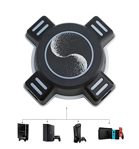 Mouse and Keyboard Converte,Game Controller Keyboard and Mouse Adapter with 3.5mm Audio Compatible with N-Switch PS4, PS3, Xbox One, Xbox 360, Xbox S/X