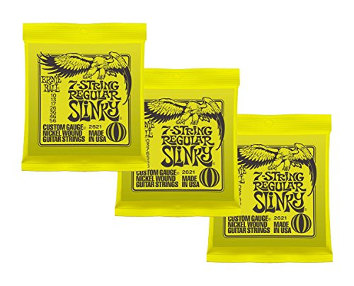 Ernie Ball 7-string Regular Slinky 3-Pack