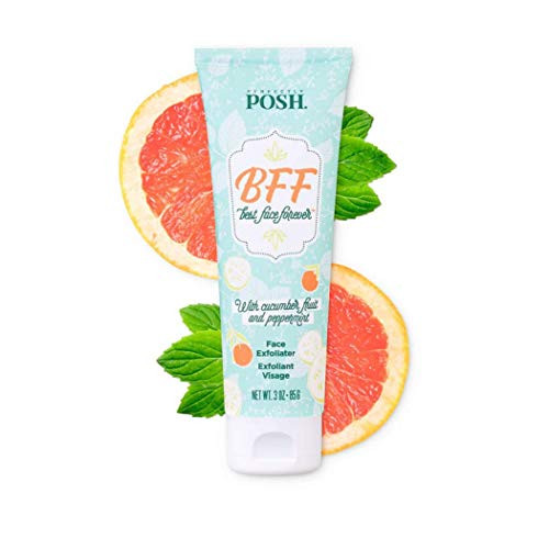 Perfectly Posh Best Face Forever -BFF- Exfoliating Wash with Pink Grapefruit, Peppermint,  and  Cucumber Fruit, 3 fl. oz.