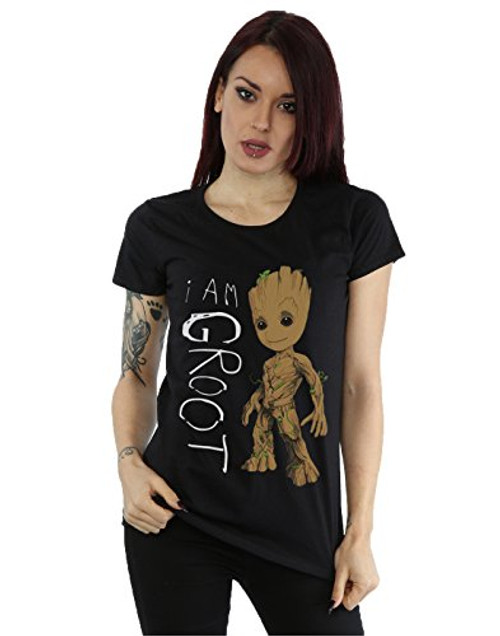 Marvel Women's Guardians of The Galaxy I Am Groot Scribbles T-Shirt XX-Large Black Marvel Women's Guardians of The Galaxy I Am Groot Scribbles T-Shirt XX-Large Black