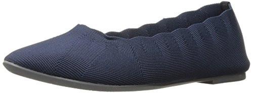 Skechers Women's Cleo Bewitch Ballet Flat,Navy,9.5 M US